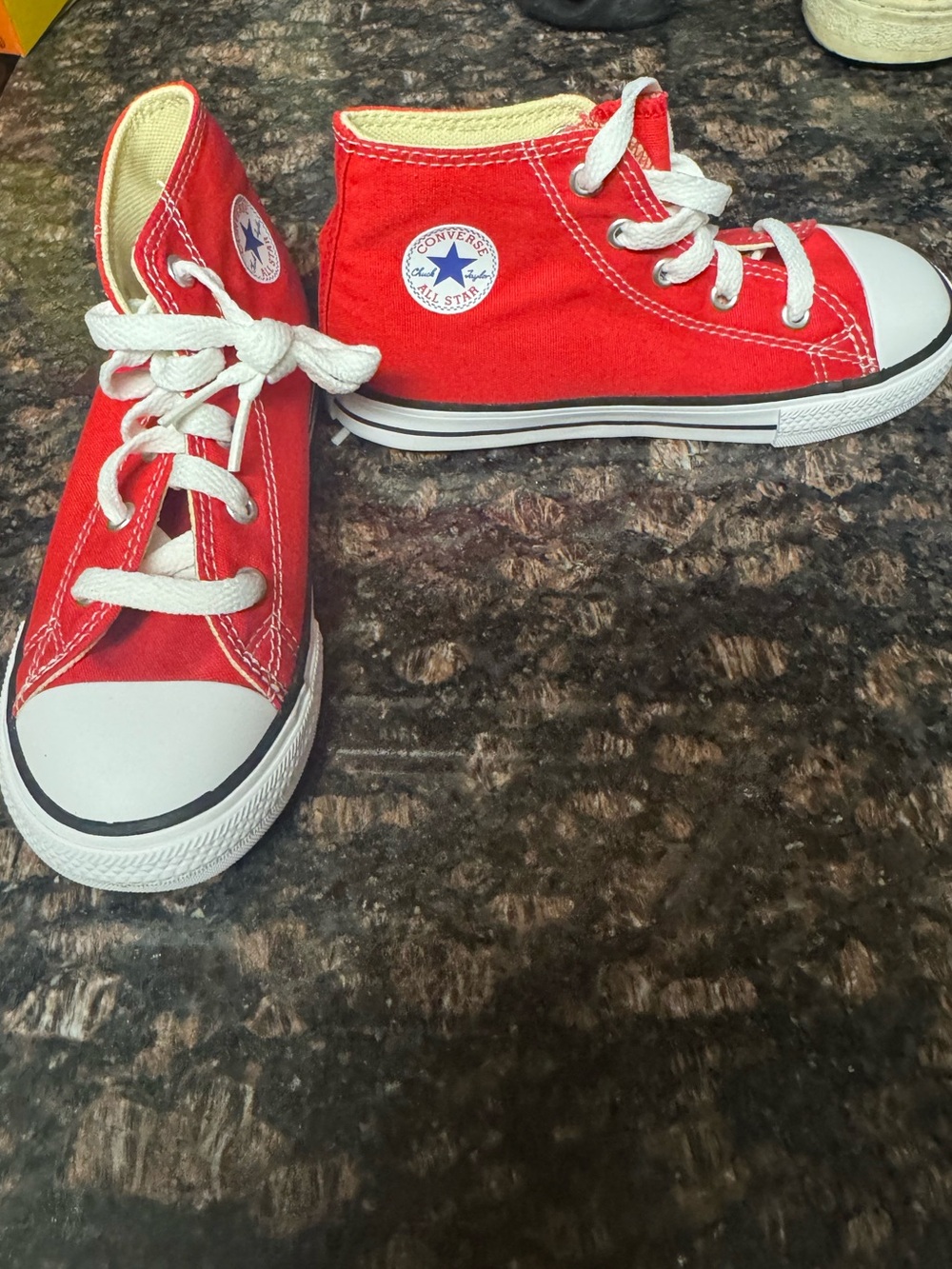 Unisex Toddler Size 10 Red High Top Converse Sneaker